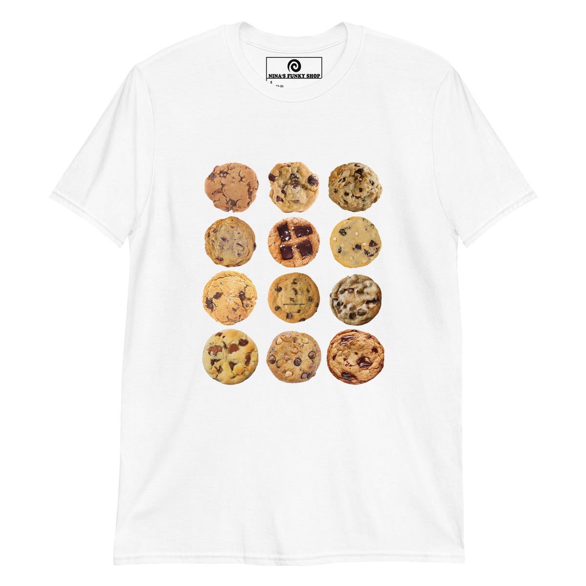 12 Chocolate Chip Cookies T-Shirt - ninanush