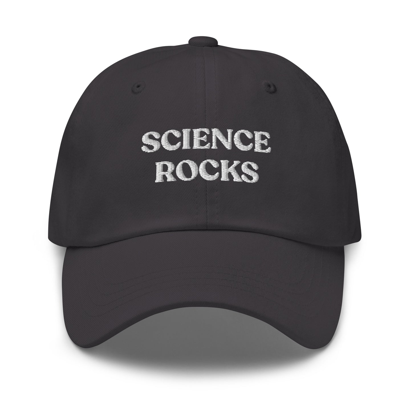 Gray Science Rocks Dad Hat