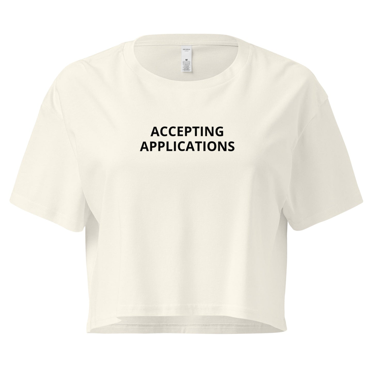Accepting Applications Crop Tee - ninanush