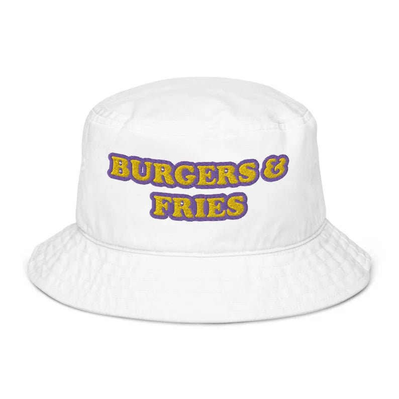 Burgers and Fries Organic Bucket Hat - ninanush