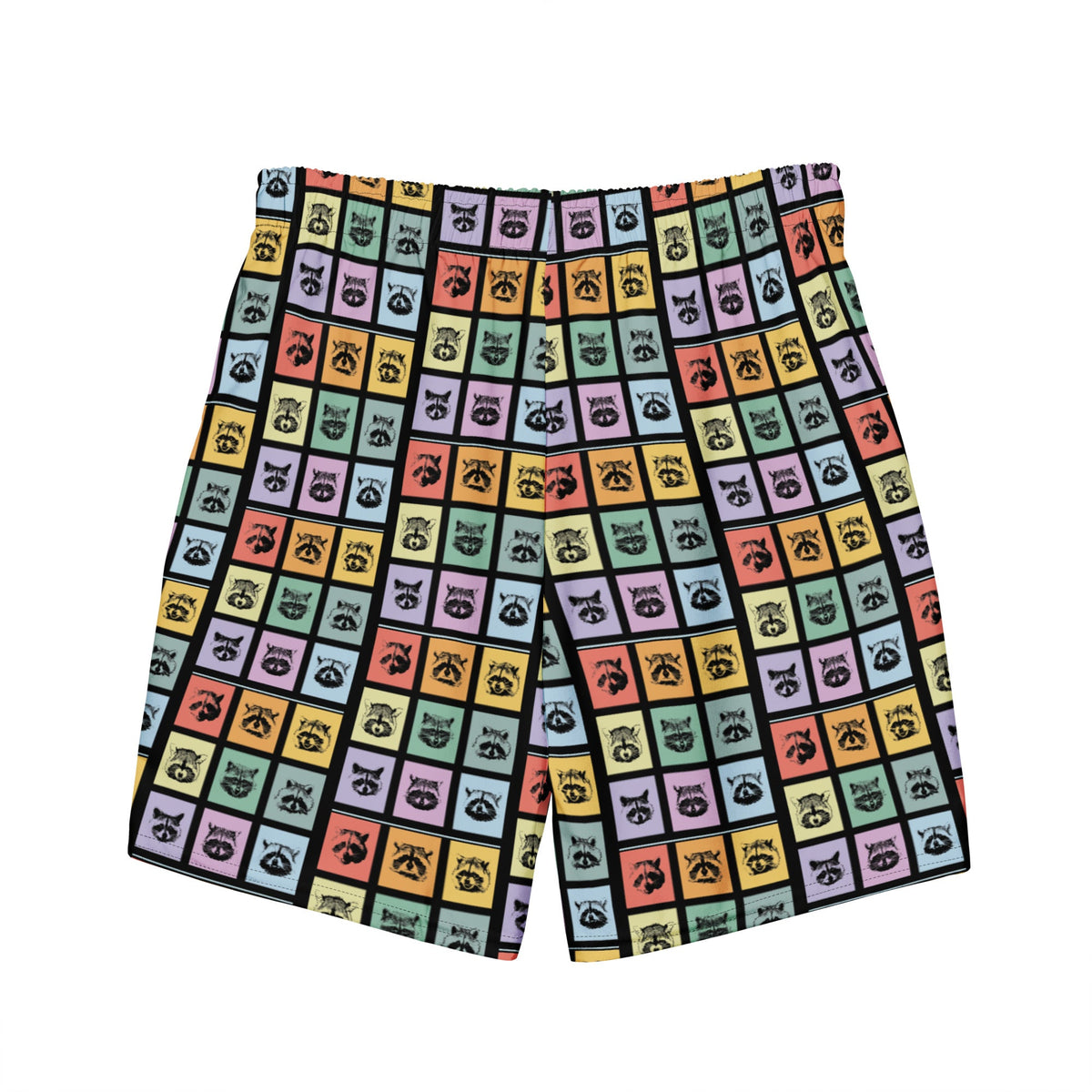 Colorful Raccoons Swim Shorts - ninanush