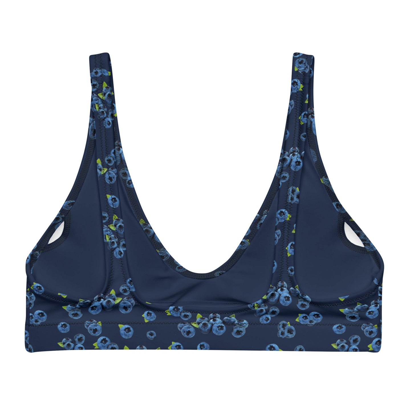 Eco Blueberries Bikini Top - ninanush