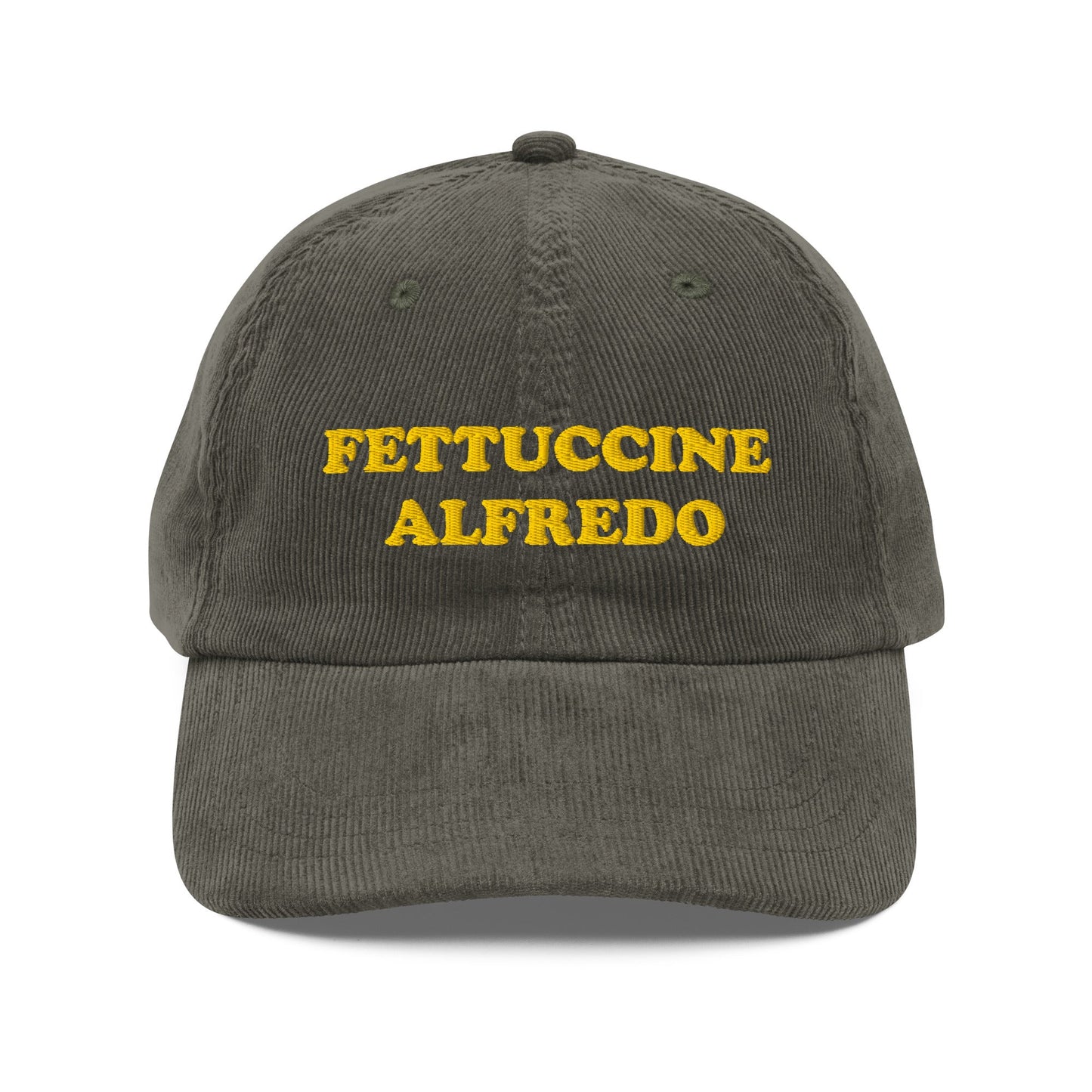 Fettuccine Alfredo Corduroy Hat - ninanush