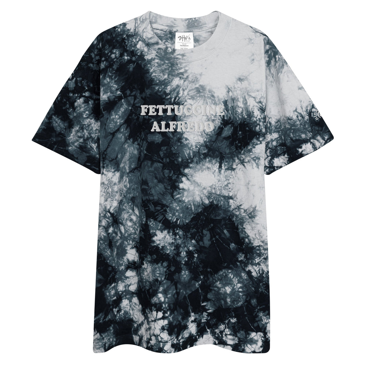 Fettuccine Alfredo Oversized Tie-Dye T-shirt - ninanush