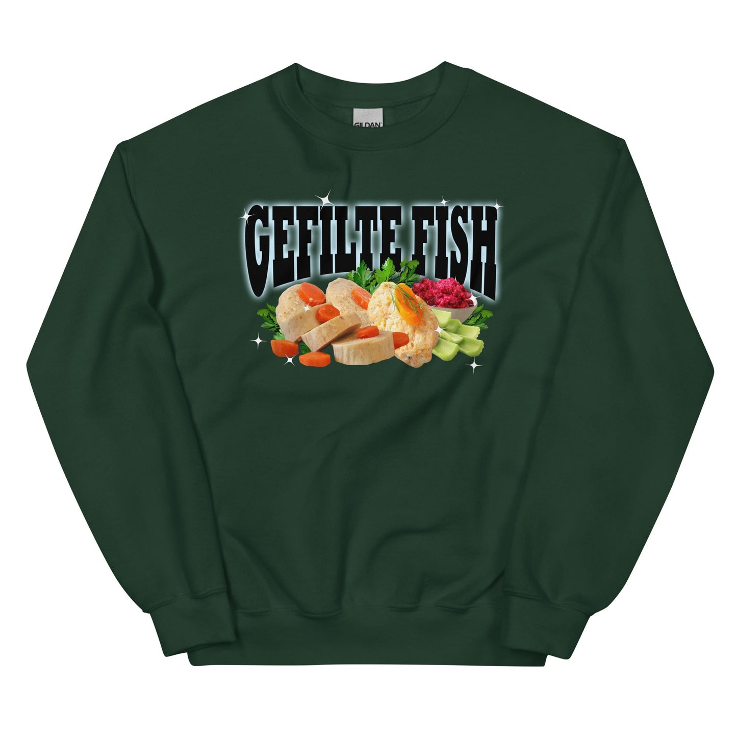 Funky Gefilte Fish Sweatshirt - ninanush