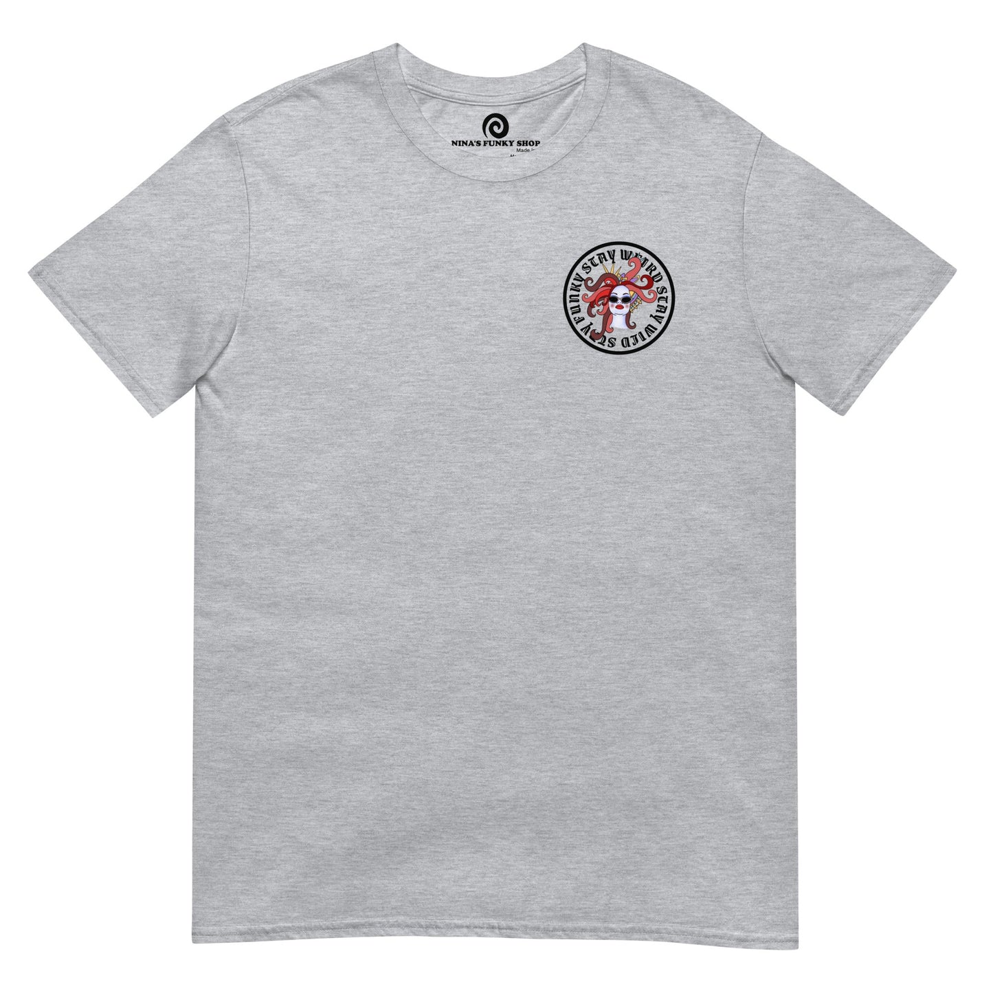 Funky Weird Wild Face T-Shirt - ninanush