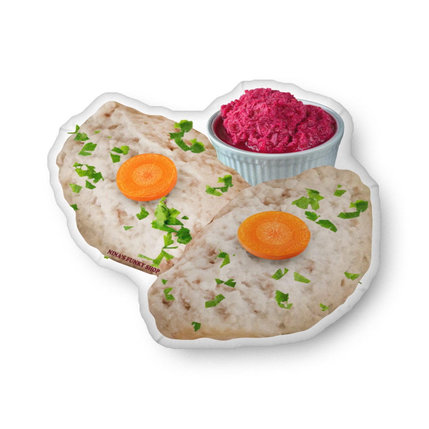Gefilte Fish Shaped Pillow - ninanush