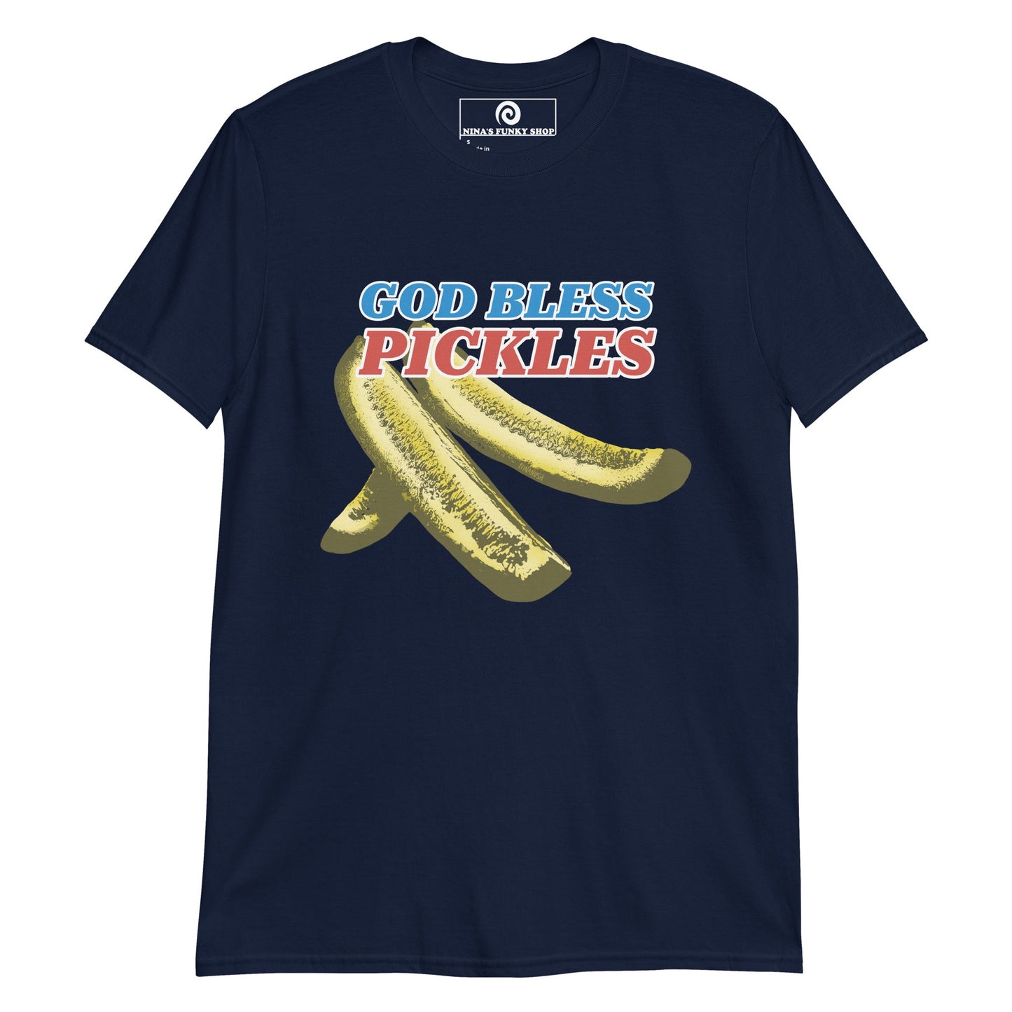 God Bless Pickles T-Shirt - ninanush