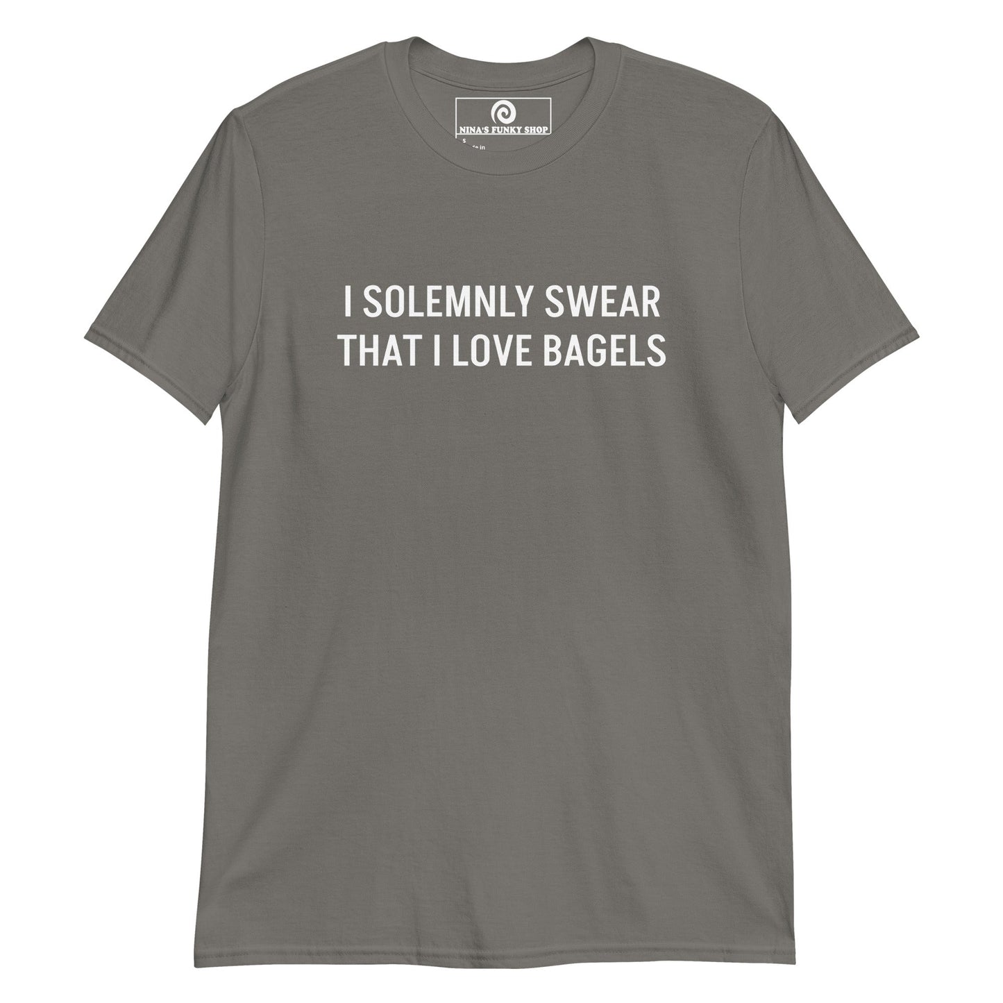I Solemnly Swear That I Love Bagels T-Shirt - ninanush