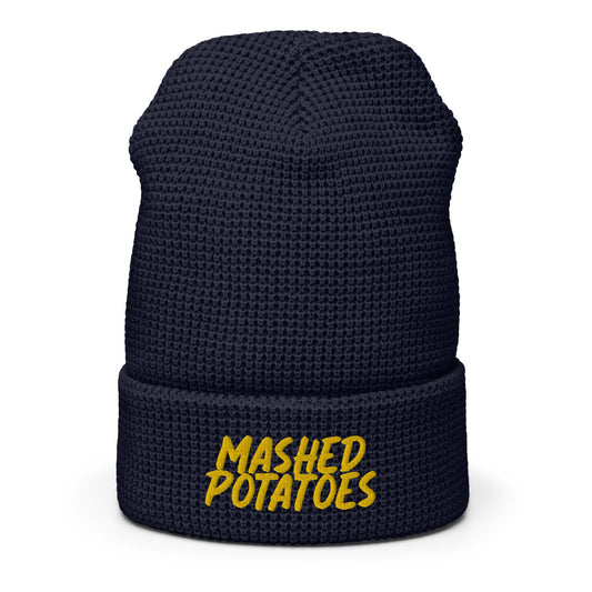 Mashed Potatoes Waffle Beanie - ninanush