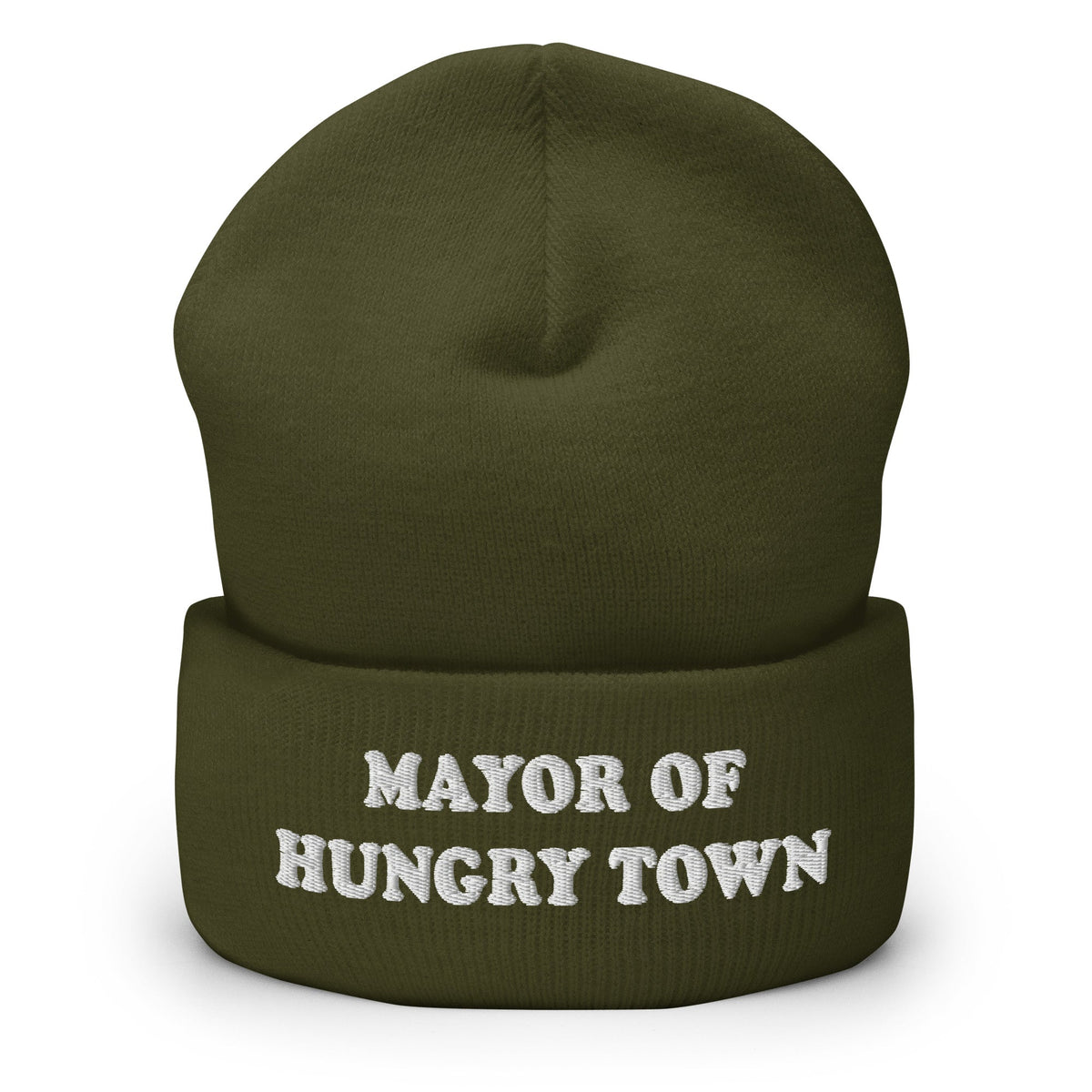 Mayor Of Hungry Town Cuffed Beanie - ninanush