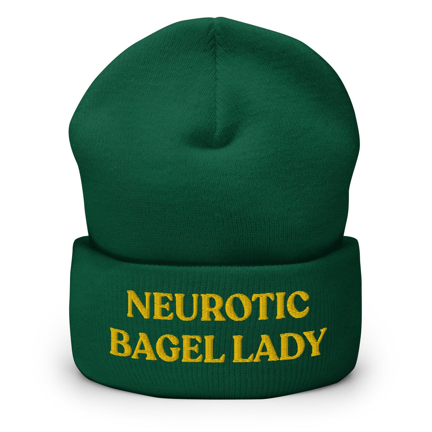 Neurotic Bagel Lady Cuffed Beanie - ninanush
