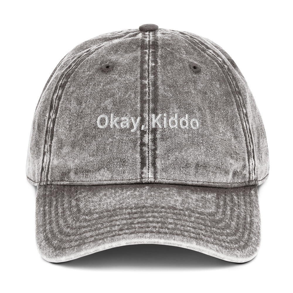 Okay, Kiddo Vintage Dad Hat - ninanush