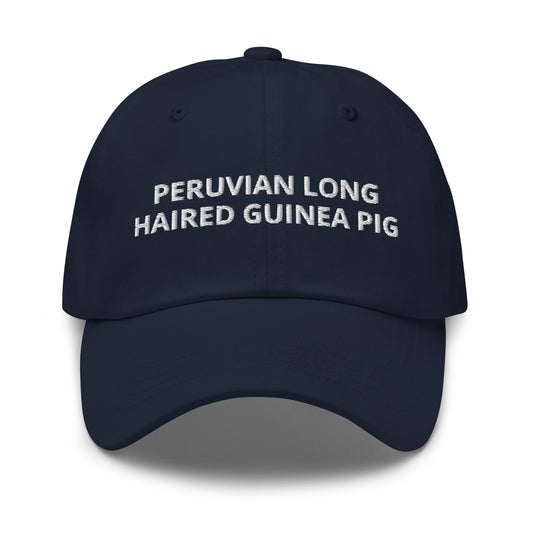 Peruvian Long Haired Guinea Pig Dad Hat - ninanush