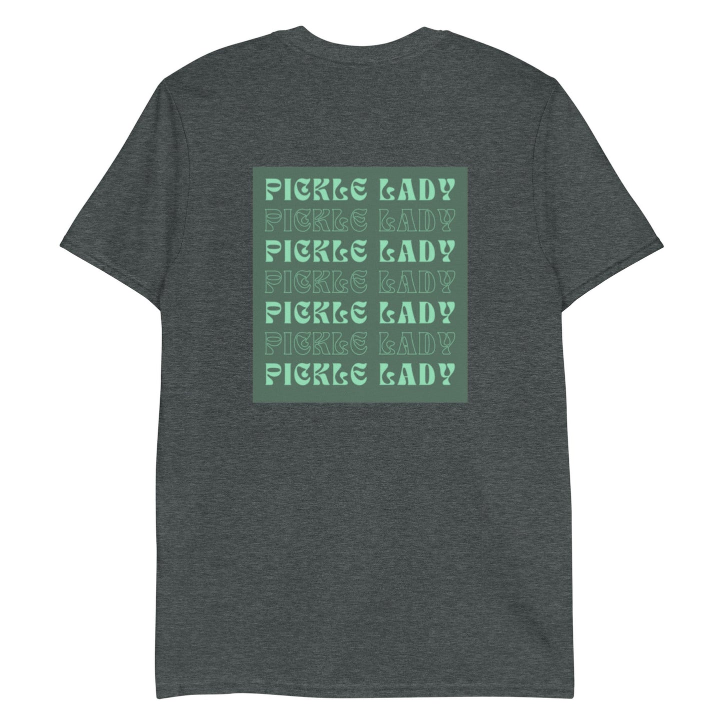 Pickle Lady T-Shirt - Front & Back - ninanush
