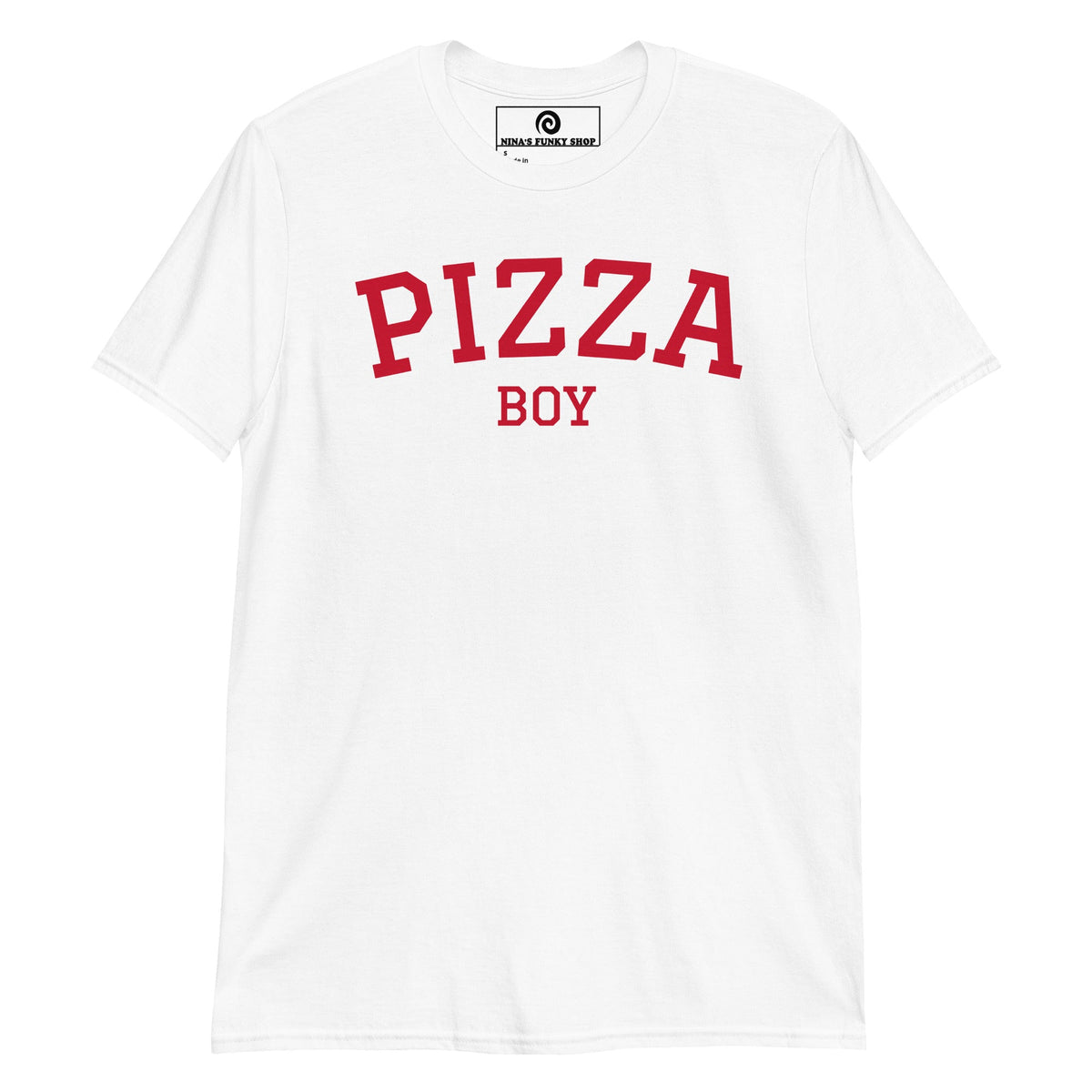 Pizza Boy T-Shirt - Varsity Red - ninanush