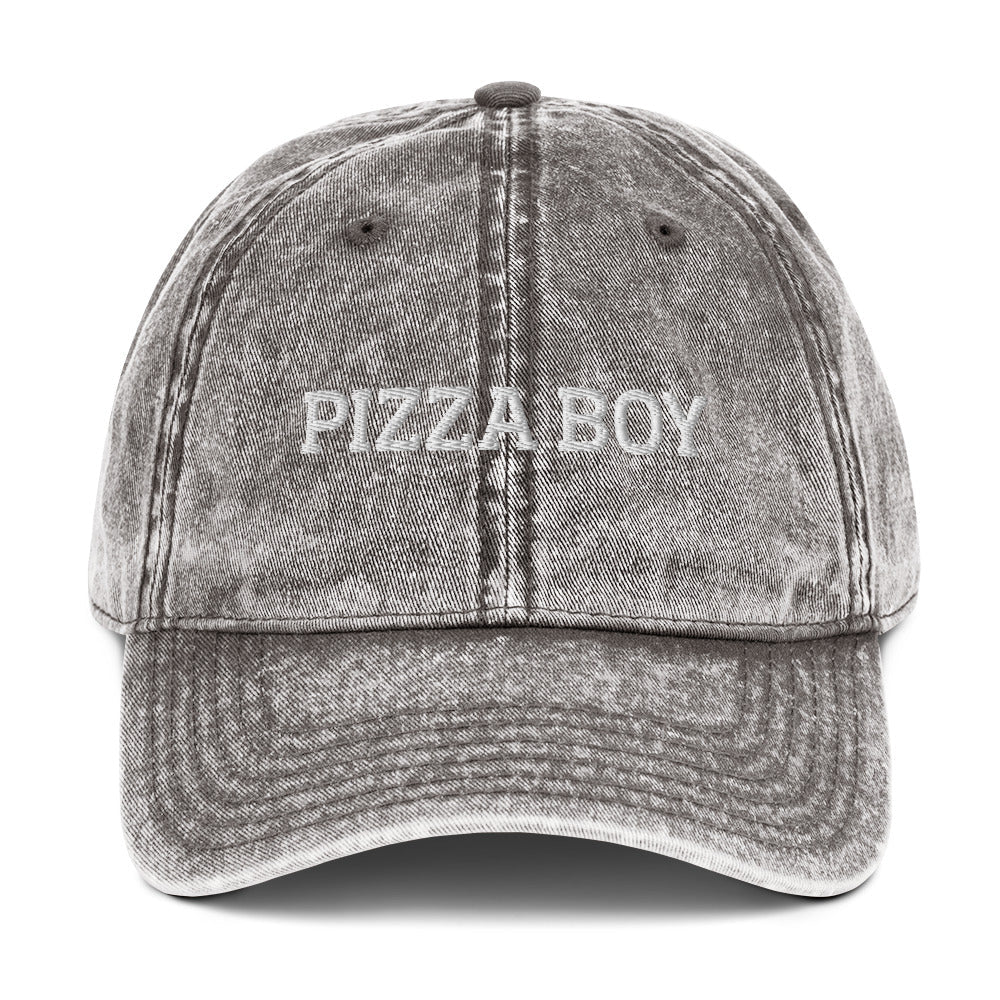 Pizza Boy Vintage Dad Hat - ninanush