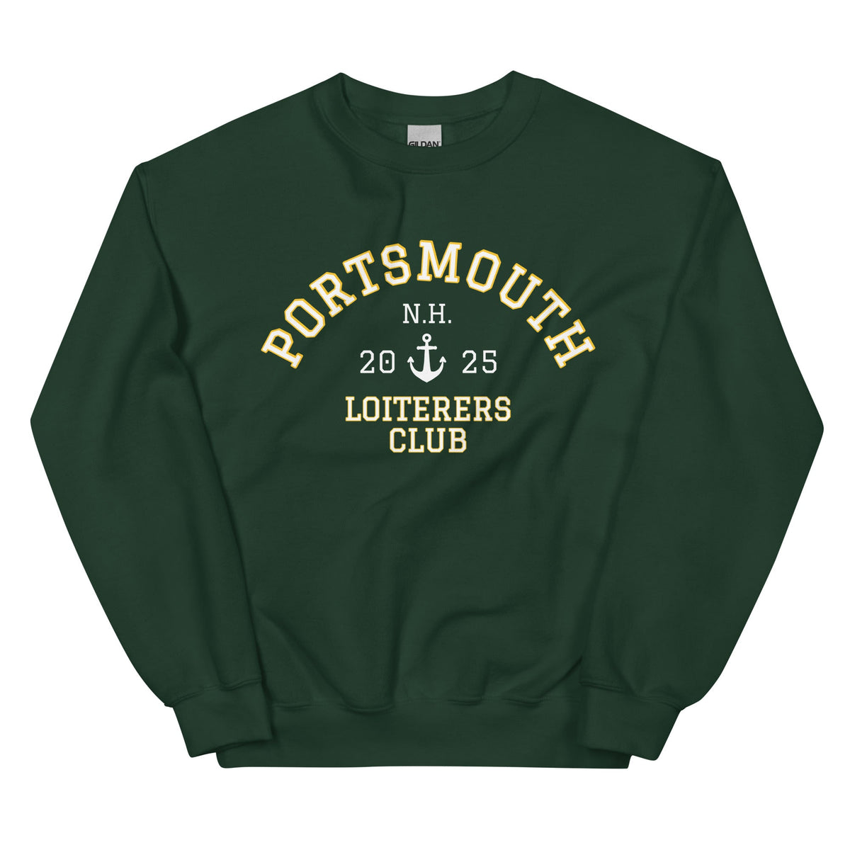 Portsmouth NH Loiterers Club Sweatshirt - ninanush