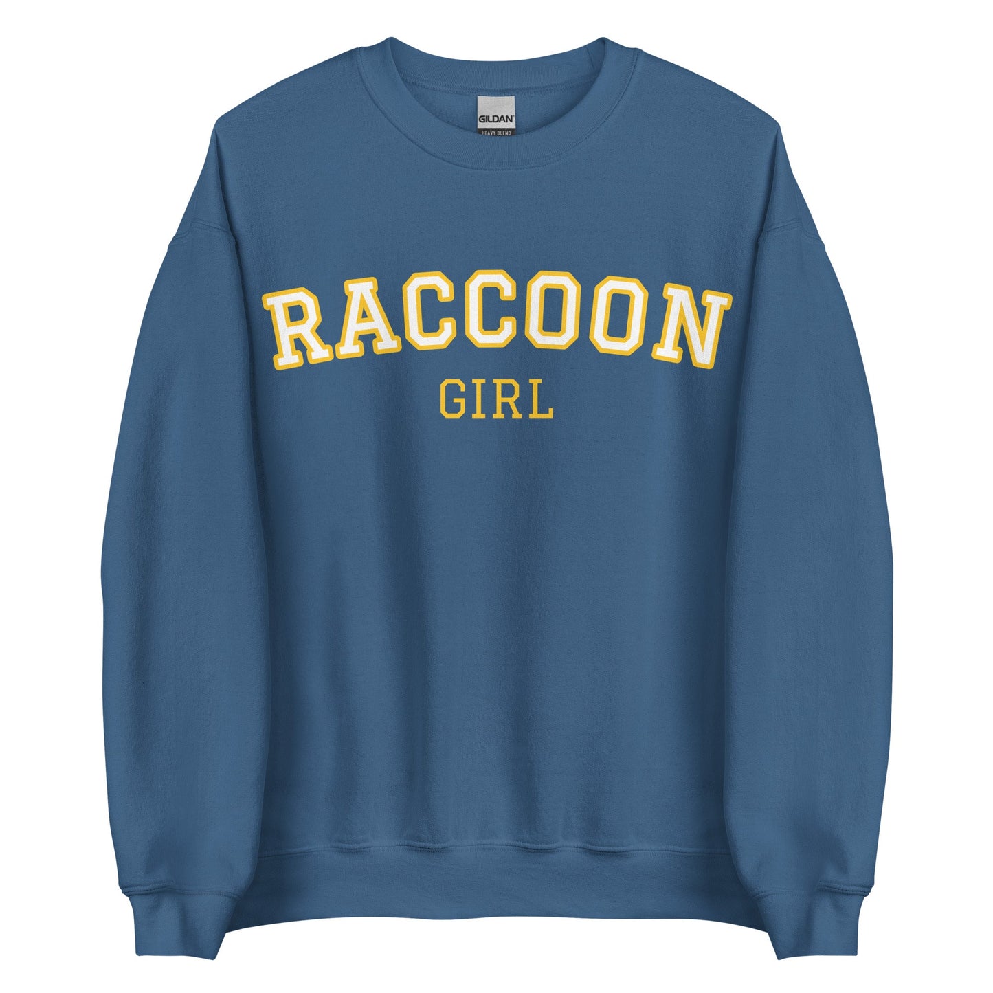 Raccoon Girl Sweatshirt - Varsity Style - ninanush