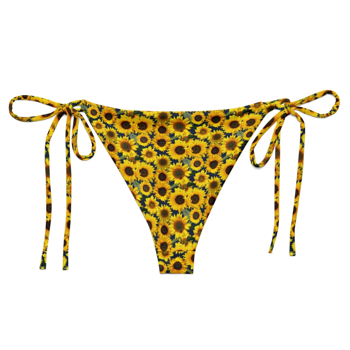 Sunflowers Recycled Bikini Bottom - ninanush