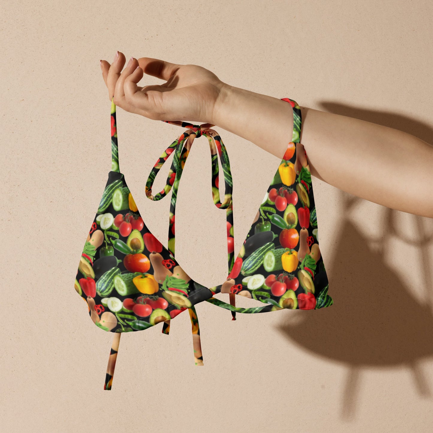 Technically Fruits Recycled Bikini Top - ninanush
