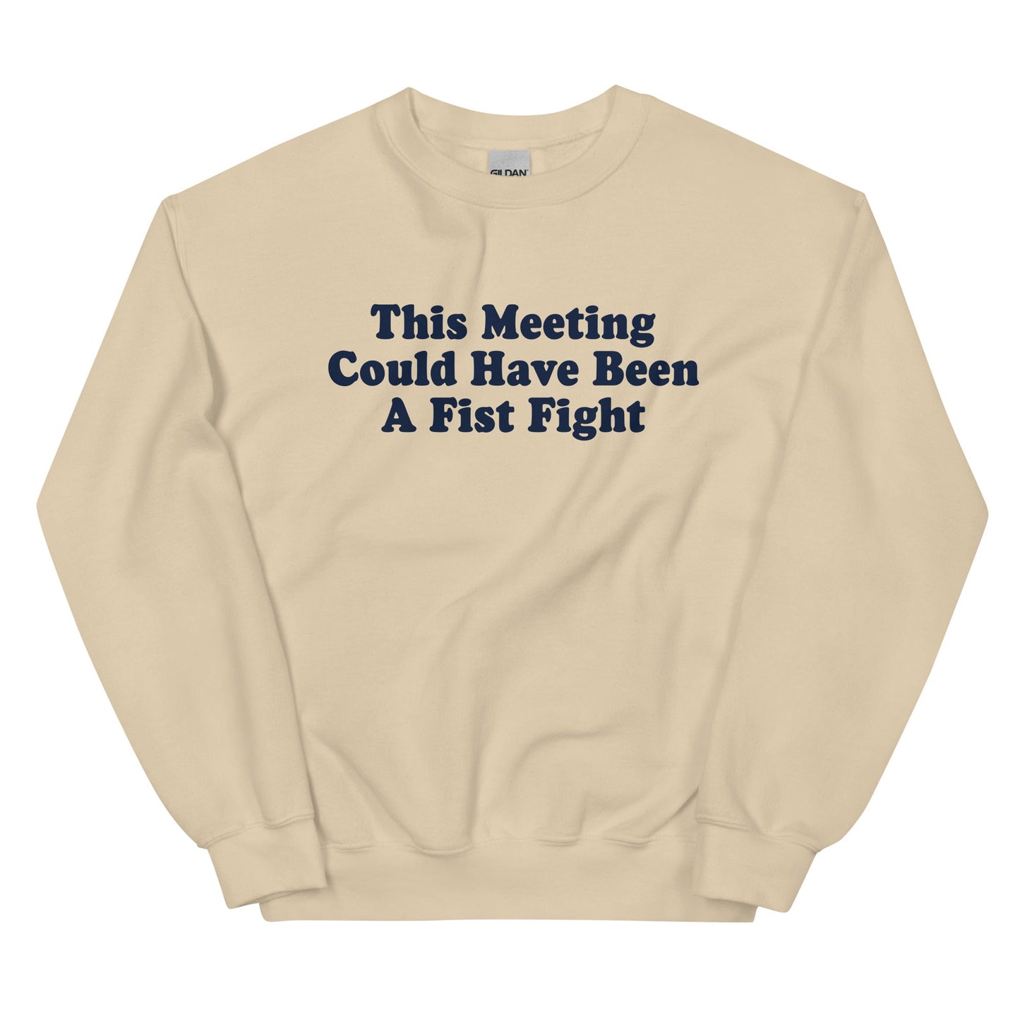 This Meeting Could Have Been A Fist Fight Sweatshirt - ninanush