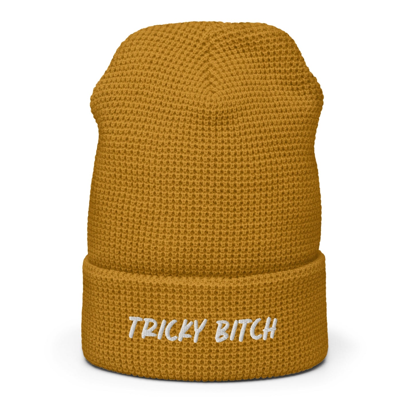 Tricky Bitch Waffle Beanie - ninanush
