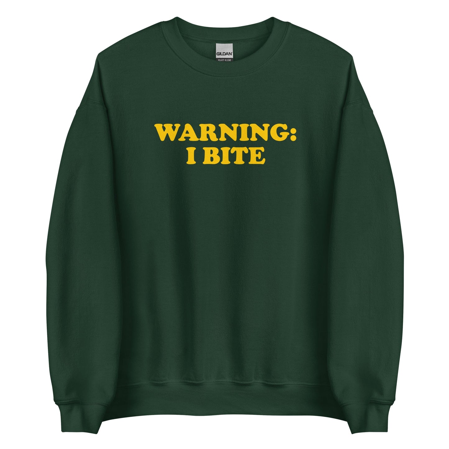 Warning: I Bite Sweatshirt - ninanush