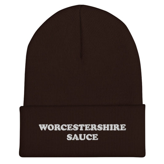 Worcestershire Sauce Cuffed Beanie - ninanush