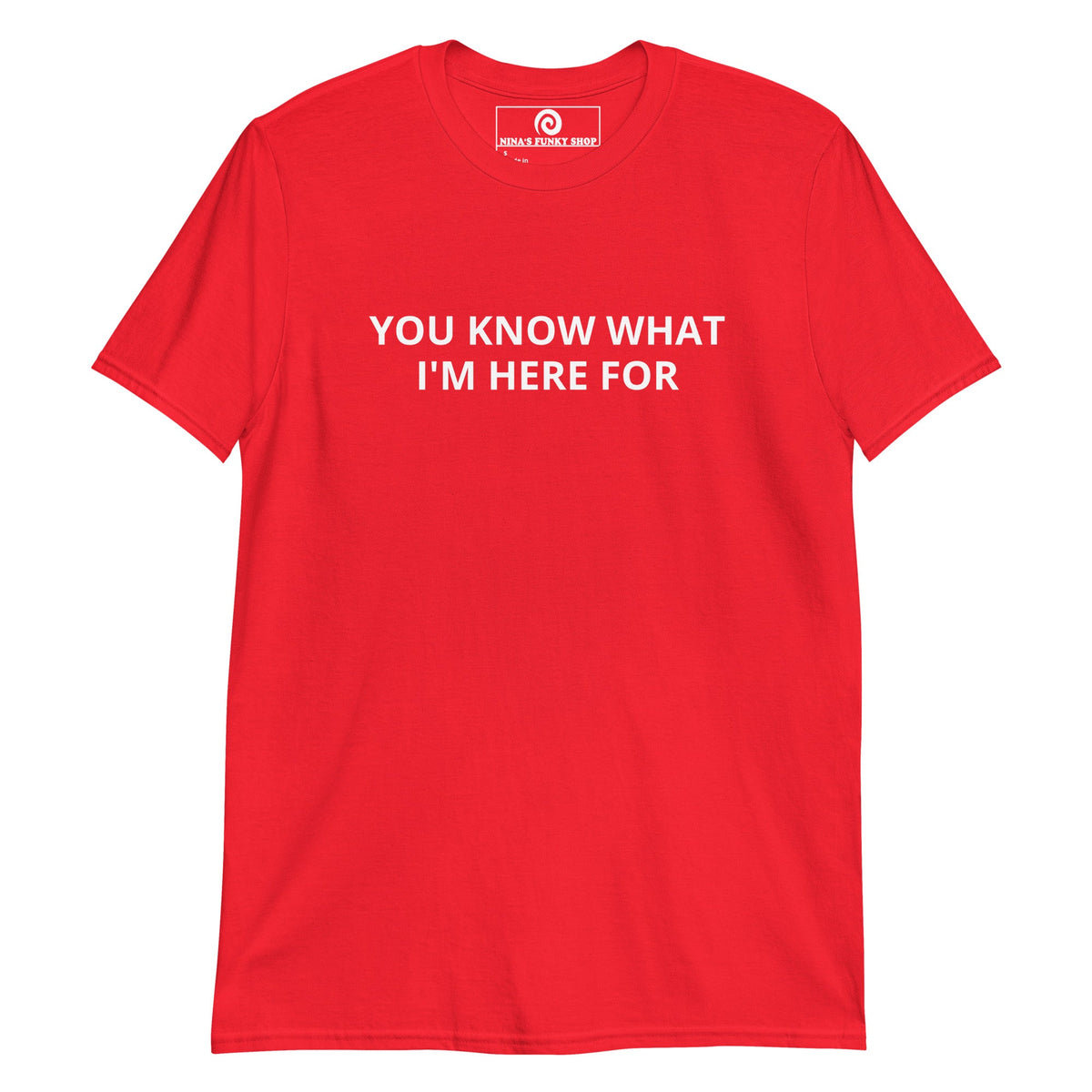 You Know What I'm Here For T-Shirt - ninanush