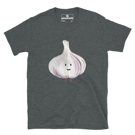 Cute Garlic Head T-Shirt - ninanush