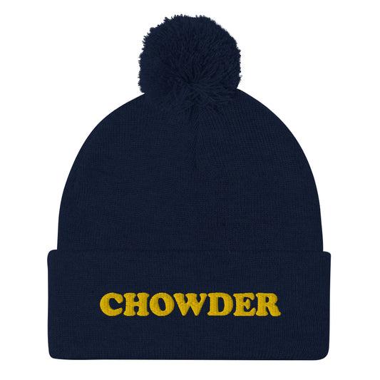 Love chowder? Clam chowder, corn chowder, any chowder! This funky chowder beanie is a unique and quirky winter hat for foodies and chowder lovers. This weird chowder beanie is a perfect funny gift for New England foodies and chowder enthusiasts! Shop funny foodie beanies, weird animal hats, funky unique t-shirts and more.