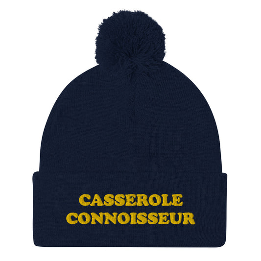 What is the best casserole? Are you a casserole expert? Tuna casserole, classic casserole, green bean casserole? This funky casserole beanie is a unique and quirky winter hat for foodies and casserole lovers. This weird casserole connoisseur beanie is a perfect funny gift for foodies and hat for casserole enthusiasts!