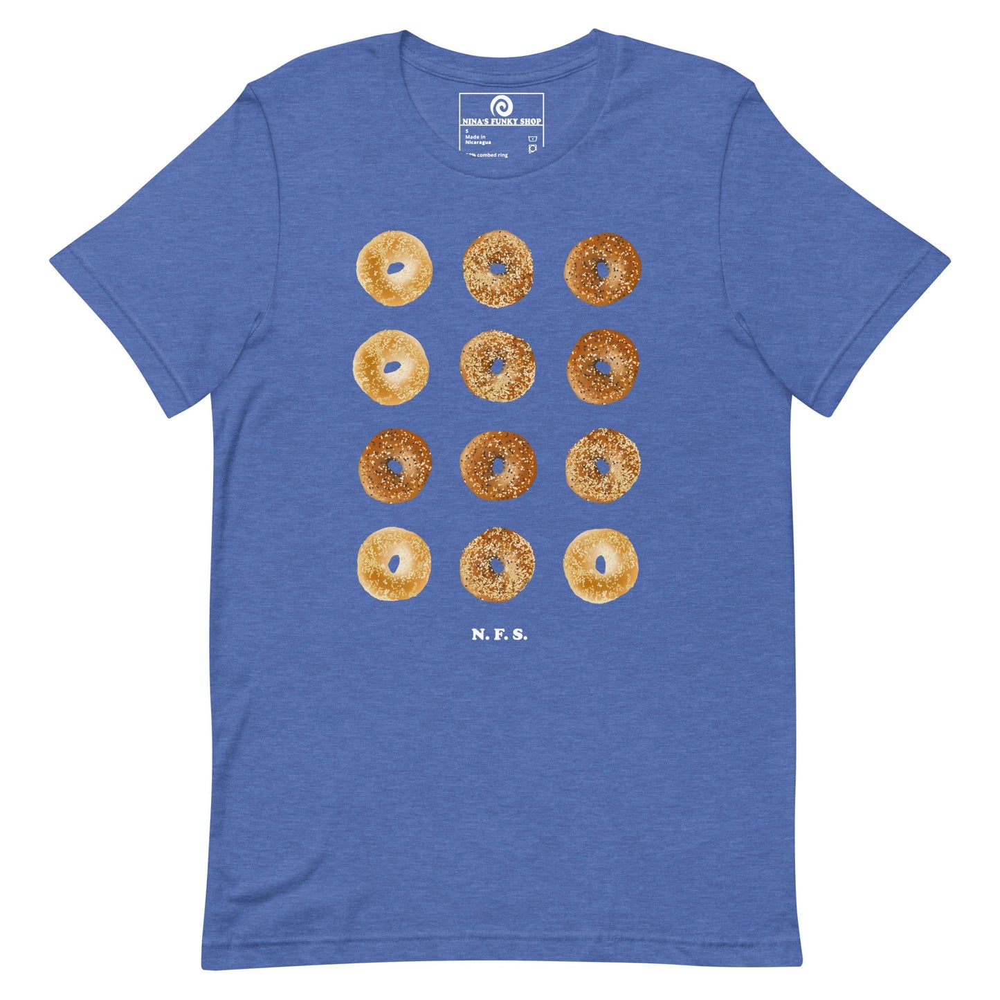12 Bagels T-Shirt - Colorful - ninanush