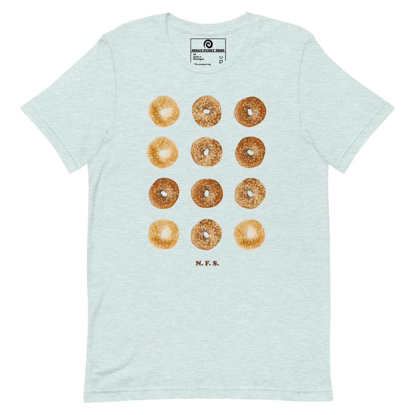 12 Bagels T-Shirt - Colorful - ninanush
