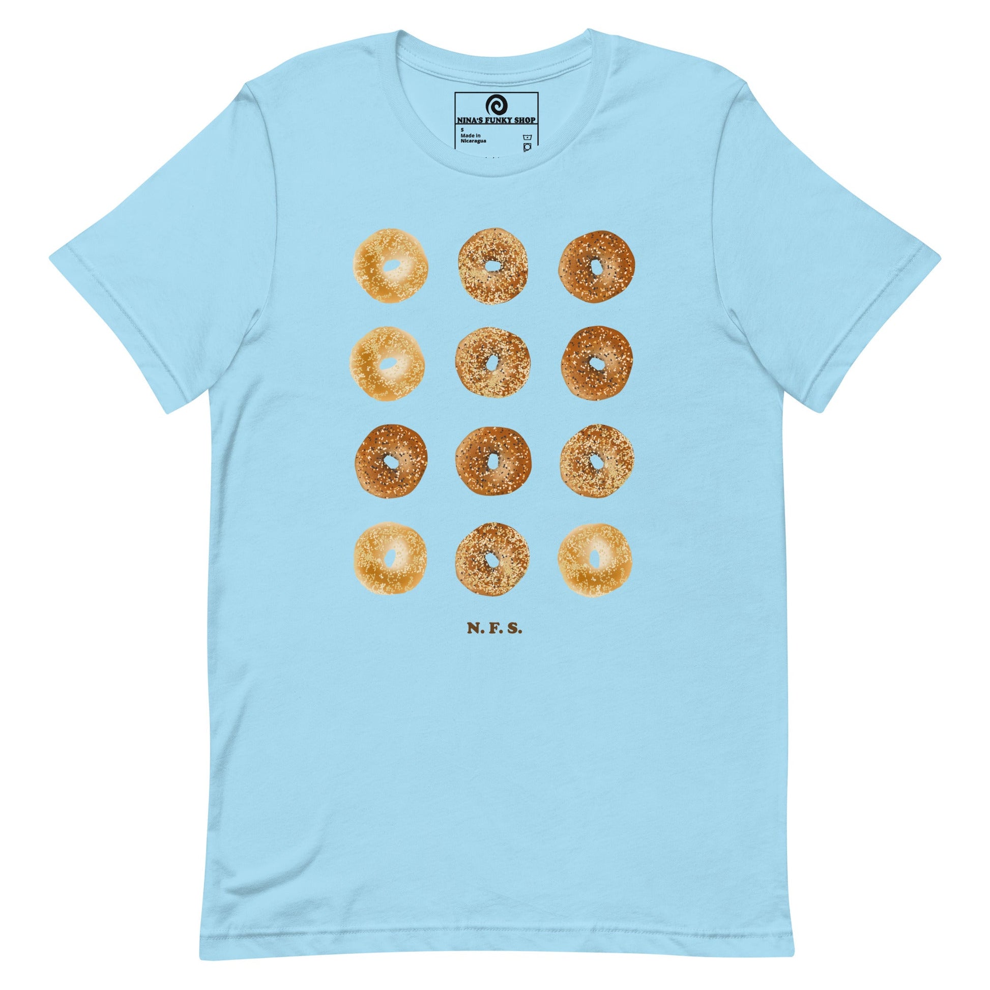 12 Bagels T-Shirt - Colorful - ninanush