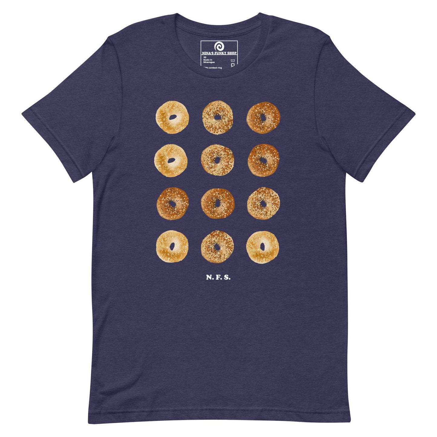 12 Bagels T-Shirt - Colorful - ninanush