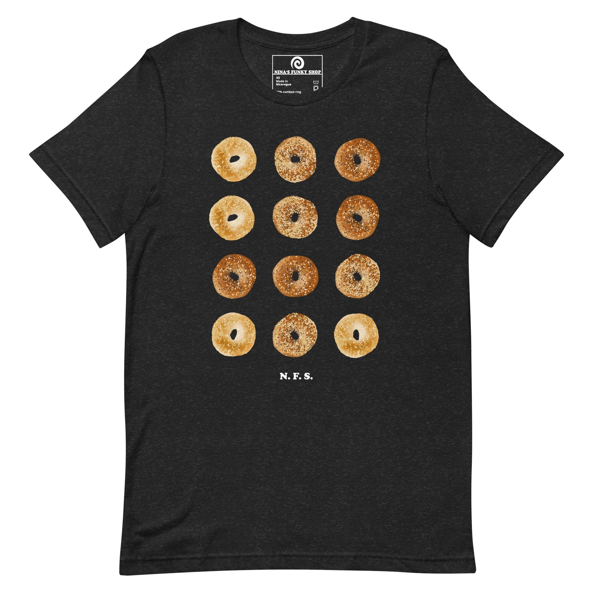 12 Bagels T-Shirt - Colorful - ninanush