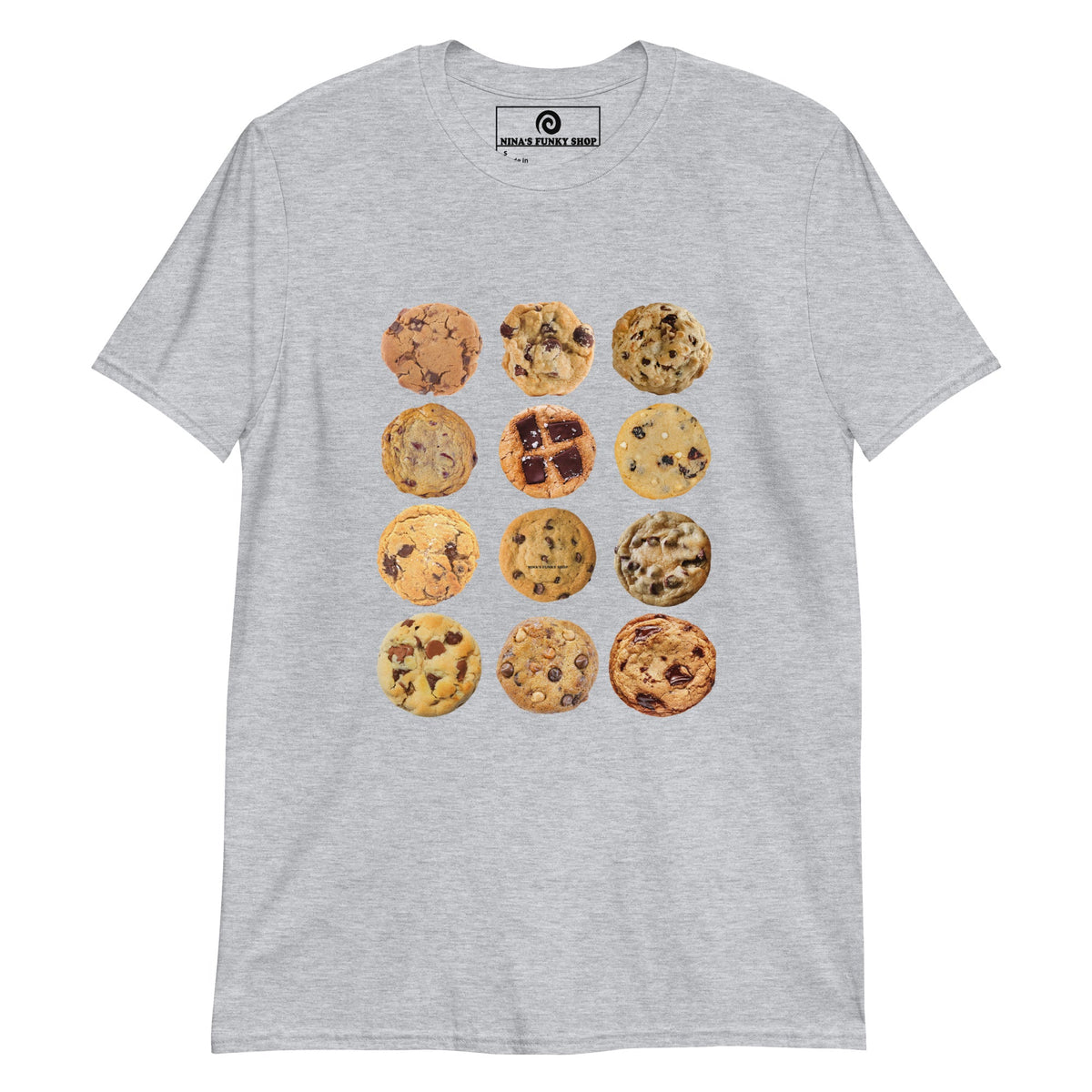 12 Chocolate Chip Cookies T-Shirt - ninanush