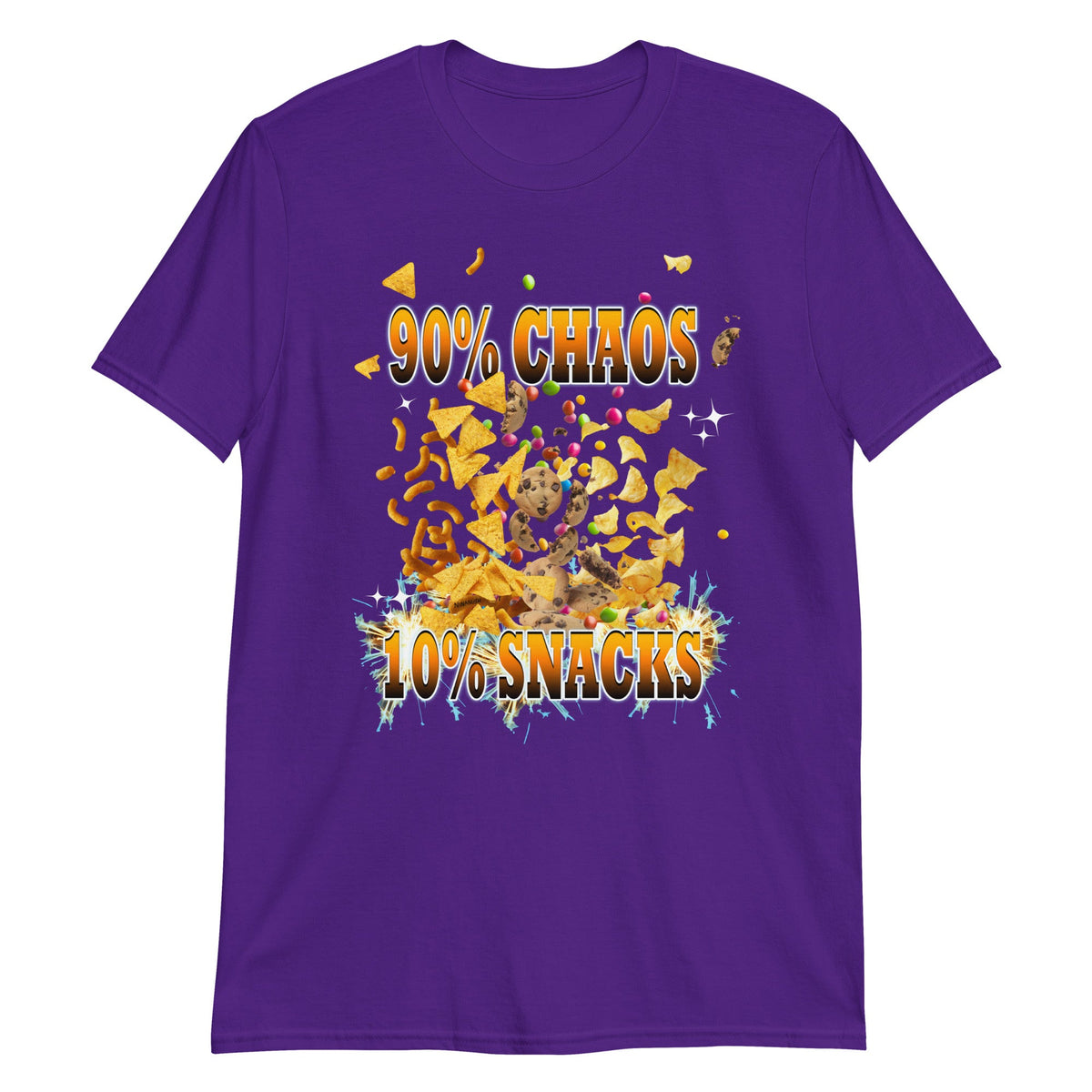 90% Chaos 10% Snacks T-Shirt - ninanush