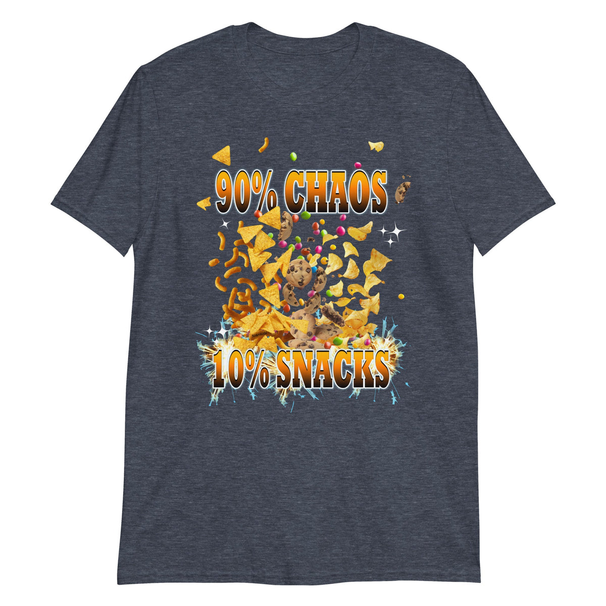 90% Chaos 10% Snacks T-Shirt - ninanush