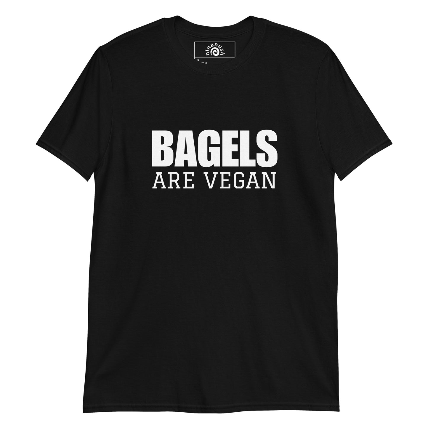Black Bagels are vegan t-shirt