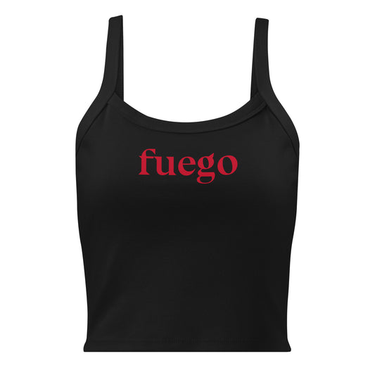 Black Fuego Tank Top