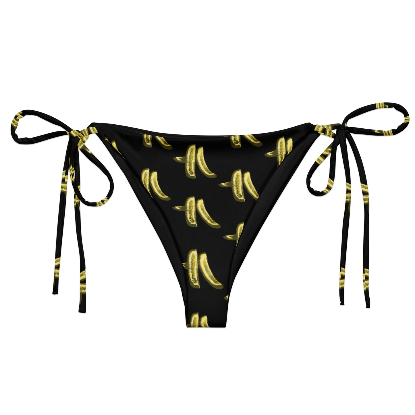 Black Pickles Recycled Bikini Bottom