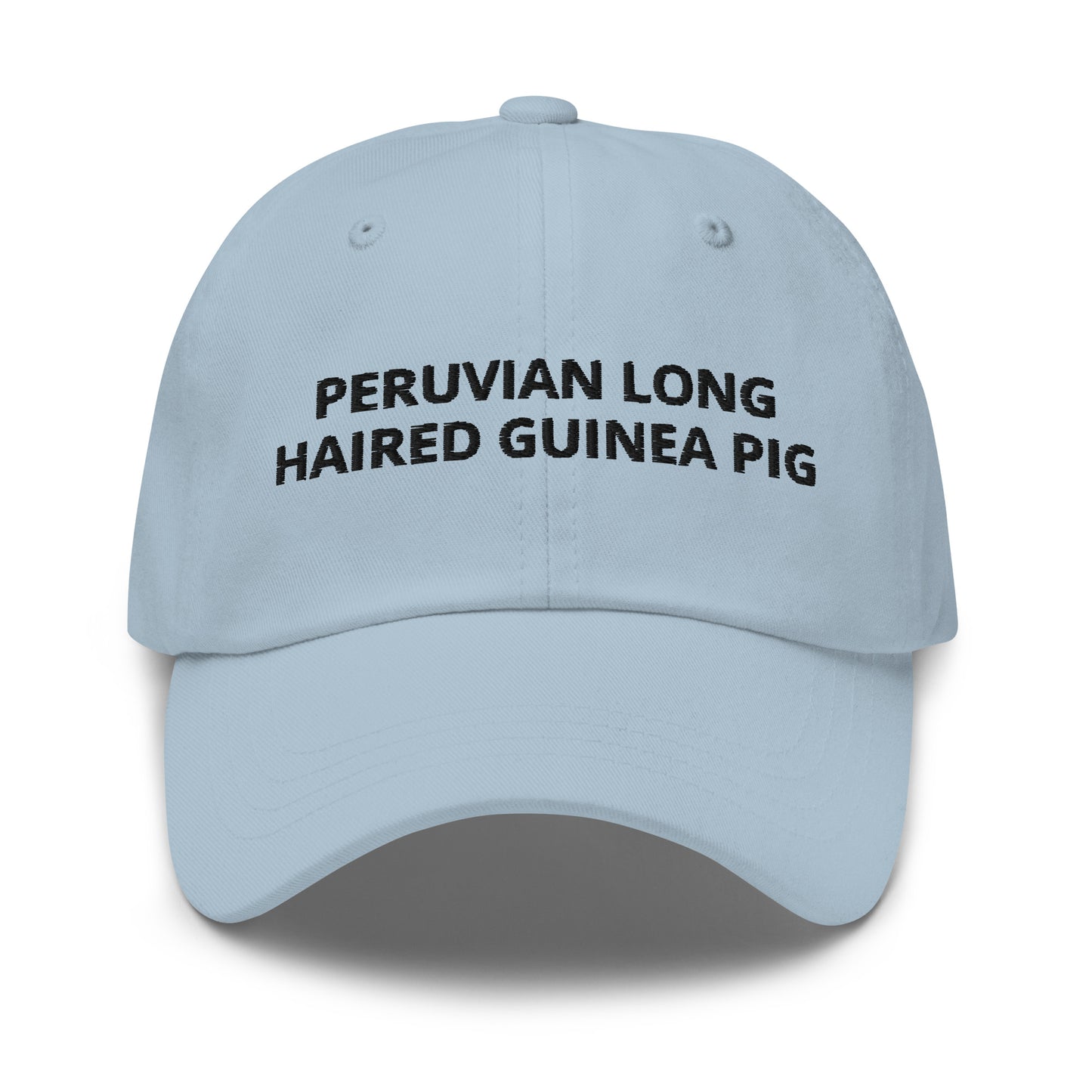 Blue Peruvian Long Haired Guinea Pig Dad Hat