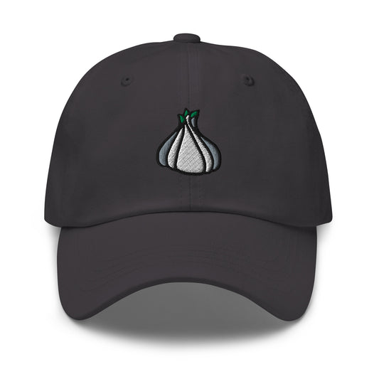 Dark Gray Garlic Dad Hat