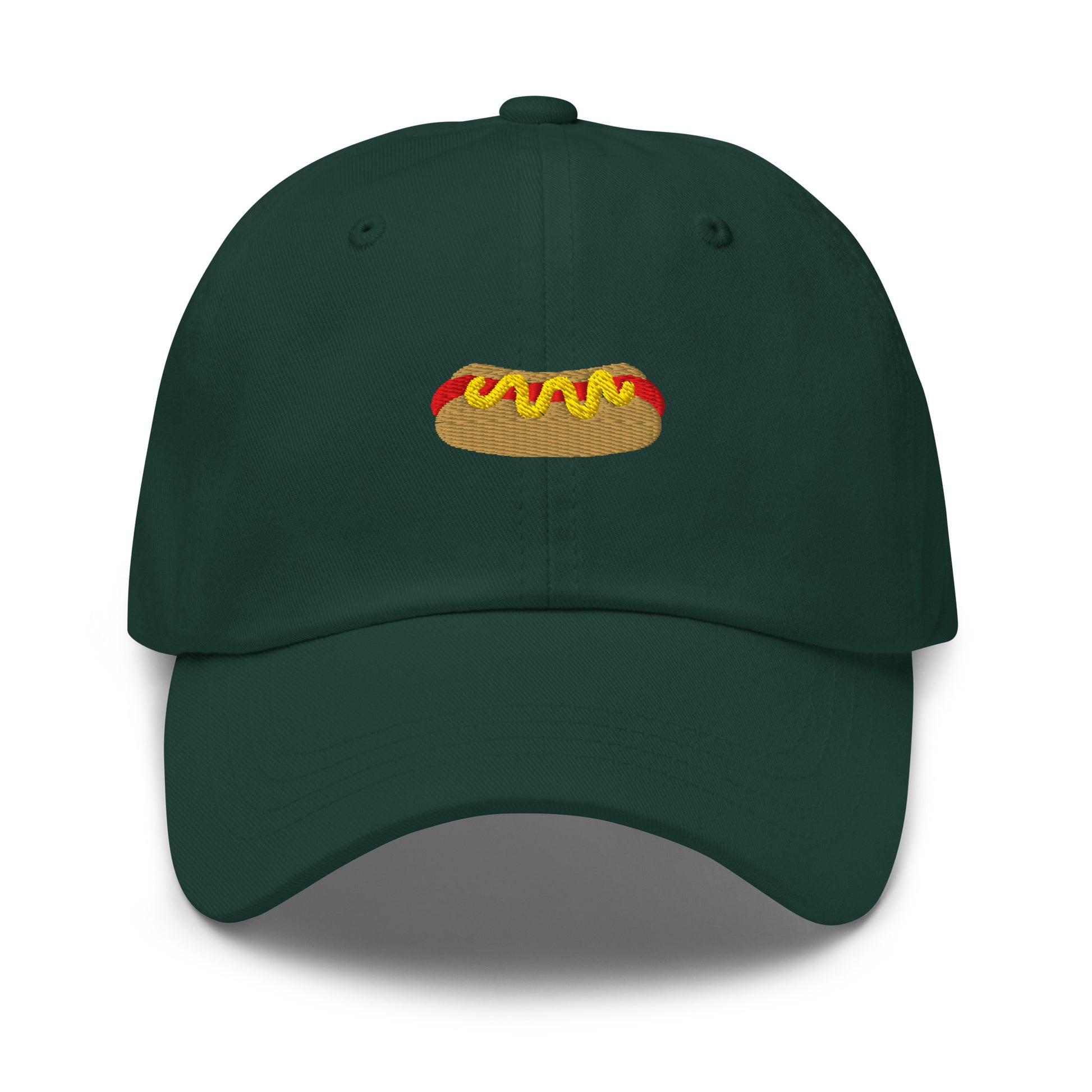Green hot dog hat