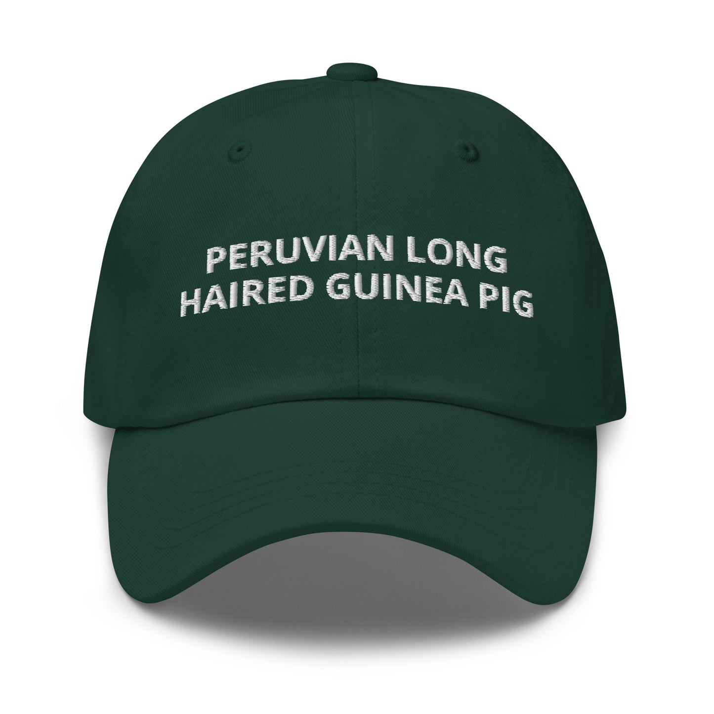 Green Peruvian Long Haired Guinea Pig Dad Hat