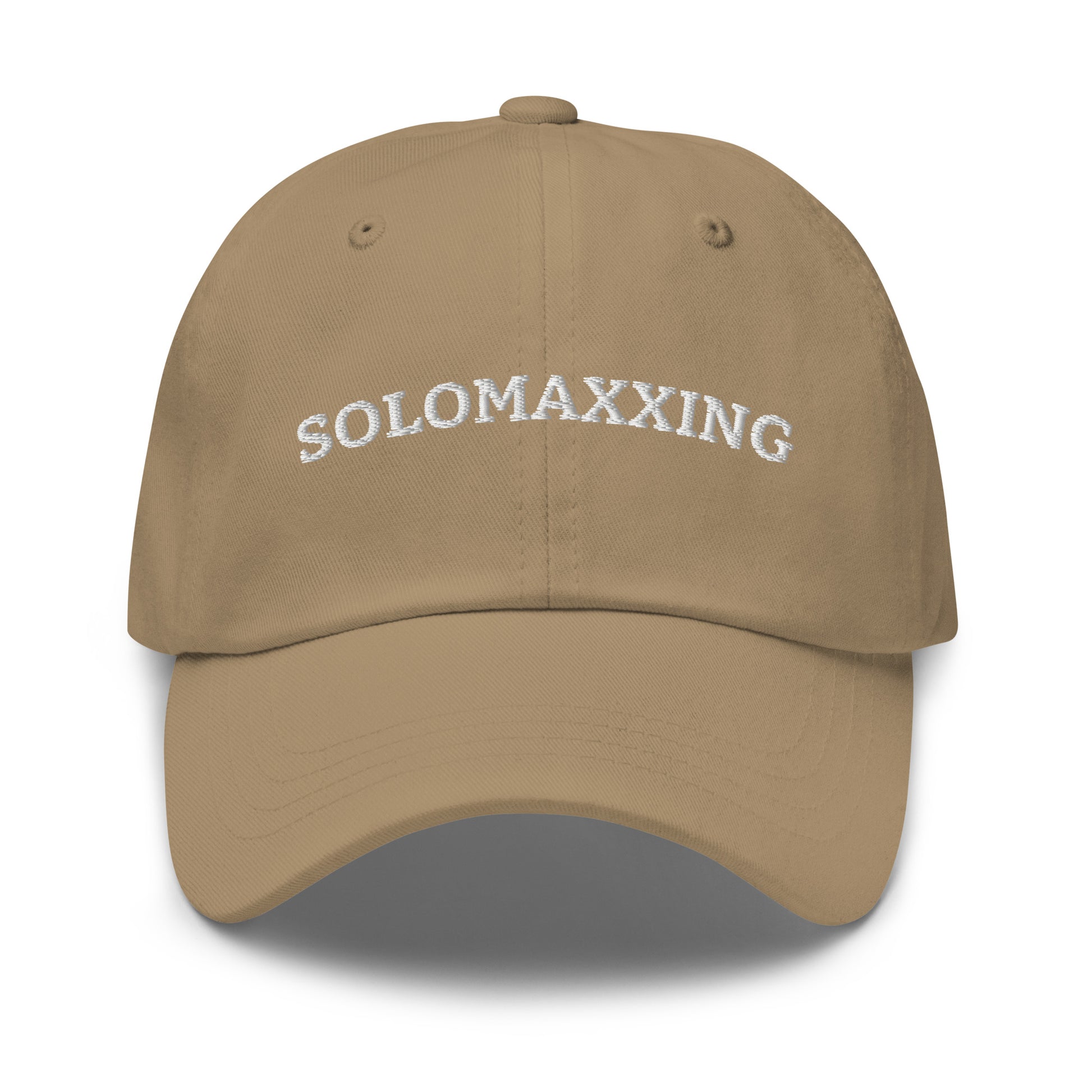 Khaki Solomaxxing Dad Hat
