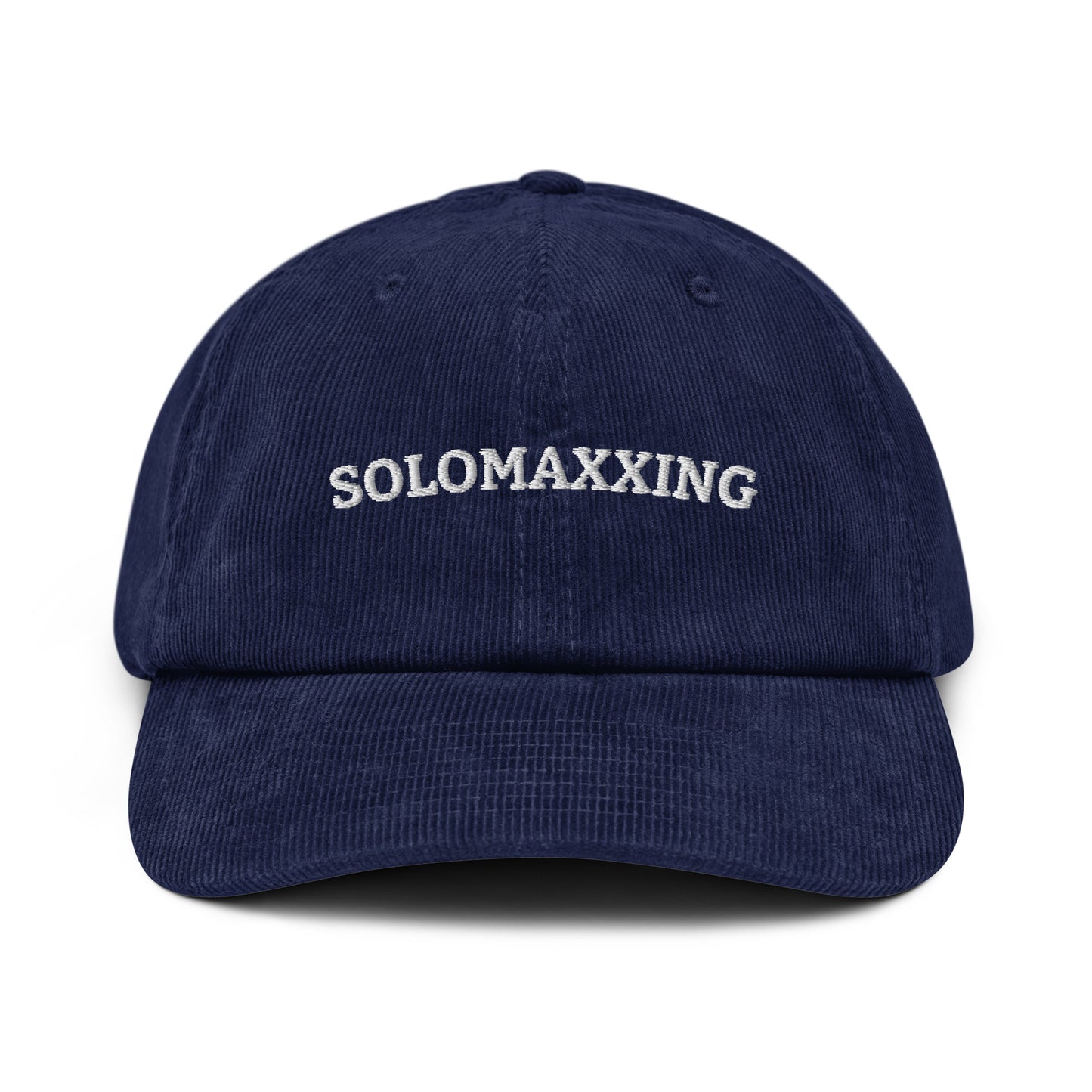 Navy Solomaxxing Corduroy Hat